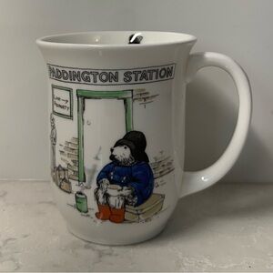 Vintage Paddington Station White Mug